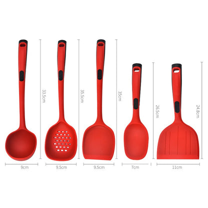 Red Silicone Cookware Set