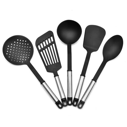 Black Silicone Cooking Set