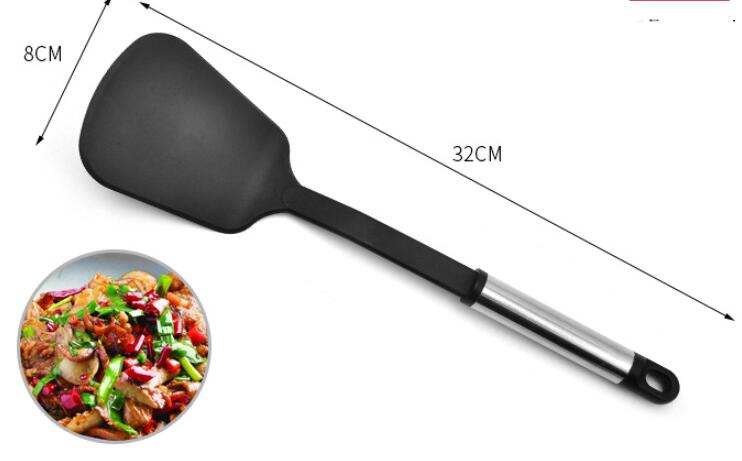 Black Silicone Cooking Set